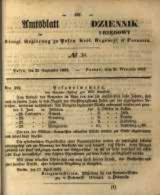 Amtsblatt der Königlichen Regierung zu Posen. 1852.09.21 Nro.38