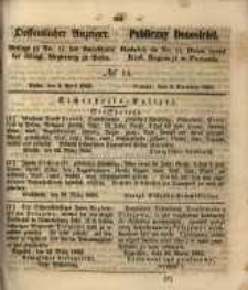 Oeffentlicher Anzeiger. 1855.04.03 Nr.14