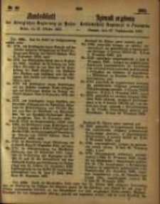 Amtsblatt der Königlichen Regierung zu Posen. 1863.10.27 Nro.43