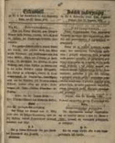 Dodatek nadzwyczajny do Nr. 4 Dziennika urzęd. Król. Regencyi. Poznań, dnia 27. Stycznia 1863.