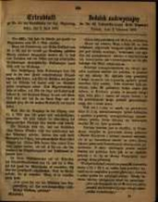 Dodatek nadzwyczajny do Nr. 22 Dziennika urzęd. Król. Regencyi. Poznań, dnia 2. Czerwca 1863.