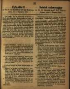 Dodatek nadzwyczajny do Nr. 36 Dziennika urzęd. Król. Regencyi. Poznań, dnia 8. Września 1863.