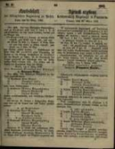 Amtsblatt der Königlichen Regierung zu Posen. 1862.03.25 Nro.12