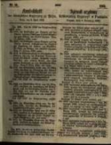 Amtsblatt der Königlichen Regierung zu Posen. 1862.04.08 Nro.14