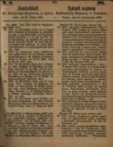 Amtsblatt der Königlichen Regierung zu Posen. 1862.10.21 Nro.42