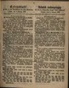 Dodatek nadzwyczajny do Nr. 5 Dziennika urzęd. Król. Regencyi. Poznań, dnia 4. Lutego 1862.