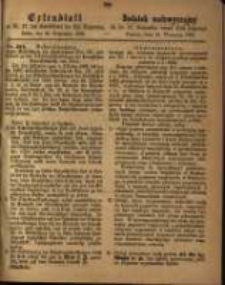 Dodatek nadzwyczajny do Nr. 37 Dziennika urzęd. Król. Regencyi. Poznań, dnia 16. Września 1862.