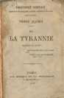 De la Tyrannie