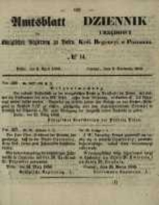 Amtsblatt der Königlichen Regierung zu Posen. 1858.04.06 Nro.14