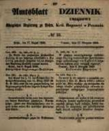 Amtsblatt der Königlichen Regierung zu Posen. 1858.08.17 Nro.33