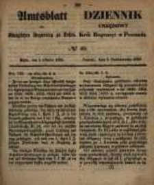 Amtsblatt der Königlichen Regierung zu Posen. 1858.10.05 Nro.40