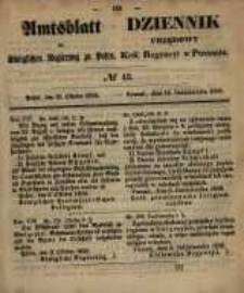 Amtsblatt der Königlichen Regierung zu Posen. 1858.10.19 Nro.42