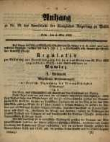 Anhang zu Nr. 18. des Amtsblatts ... Posen, 4. Mai 1858