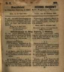 Amtsblatt der K&ouml;niglichen Regierung zu Posen. 1859.04.26 Nro.17