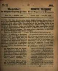 Amtsblatt der Königlichen Regierung zu Posen. 1859.11.01 Nro.44