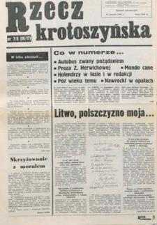 Rzecz Krotoszyńska 1991.08.31 Nr7-8(16-17)