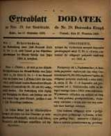 Centralblatt zu Nro. 39. des Amtsblatts. Posen, den 27. September 1859.