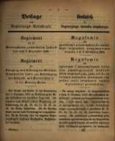 Beilage zum Regierungs=Amtsblatt