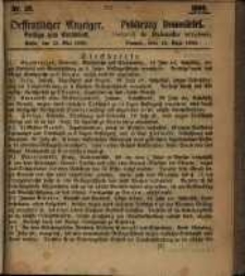 Oeffentlicher Anzeiger. 1860.05.15 Nro.20