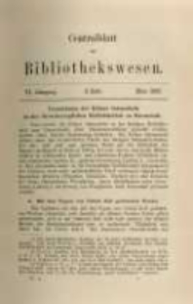 Centralblatt für Bibliothekswesen. 1889.03 Jg.6 heft 3