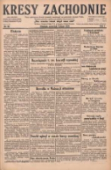 Kresy Zachodnie: pismo poświęcone obronie interesów narodowych na zachodnich ziemiach Polski 1929.02.06 R.7 Nr29
