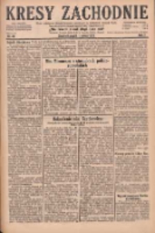 Kresy Zachodnie: pismo poświęcone obronie interesów narodowych na zachodnich ziemiach Polski 1929.03.01 R.7 Nr49