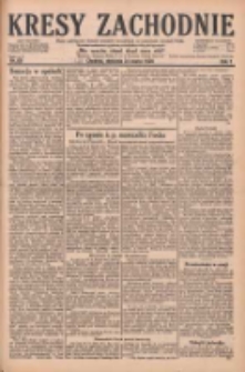 Kresy Zachodnie: pismo poświęcone obronie interesów narodowych na zachodnich ziemiach Polski 1929.03.24 R.7 Nr69