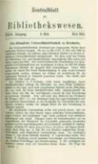 Zentralblatt für Bibliothekswesen. 1914.03 Jg.31 heft 3