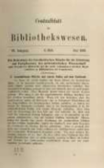 Centralblatt für Bibliothekswesen. 1889.06 Jg.6 heft 6