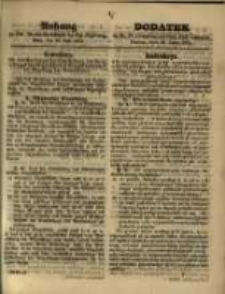 Dodatek do Nr. 29. Dziennika Urzędow. Król. Regencyi Poznań, 16. Lipca 1861.