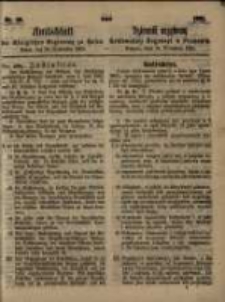 Amtsblatt der Königlichen Regierung zu Posen. 1861.09.24 Nro.39