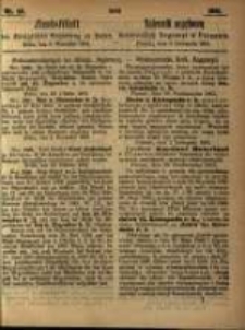 Amtsblatt der Königlichen Regierung zu Posen. 1861.11.05 Nro.45