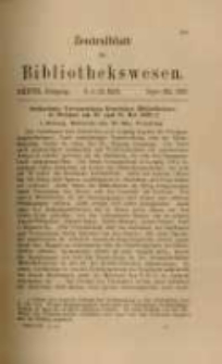 Zentralblatt für Bibliothekswesen. 1920.09-10 Jg.37 heft 9-10