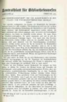 Zentralblatt für Bibliothekswesen. 1925.02 Jg.42 heft 2
