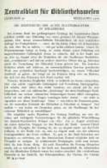 Zentralblatt für Bibliothekswesen. 1925.03-04 Jg.42 heft 3-4