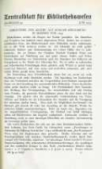 Zentralblatt für Bibliothekswesen. 1925.06 Jg.42 heft 6