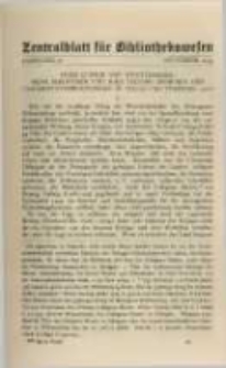 Zentralblatt für Bibliothekswesen. 1924.11 Jg.41 heft 11