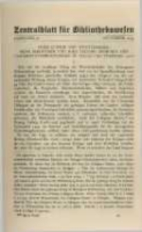 Zentralblatt für Bibliothekswesen. 1924.11 Jg.41 heft 11