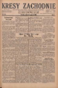 Kresy Zachodnie: pismo poświęcone obronie interesów narodowych na zachodnich ziemiach Polski 1929.09.28 R.7 Nr223