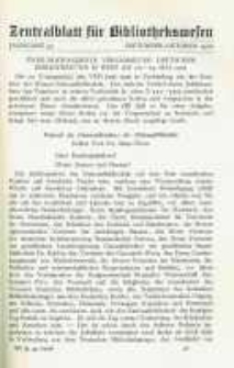 Zentralblatt für Bibliothekswesen. 1926.09-10 Jg.43 heft 9-10