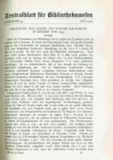 Zentralblatt für Bibliothekswesen. 1925.07 Jg.42 heft 7