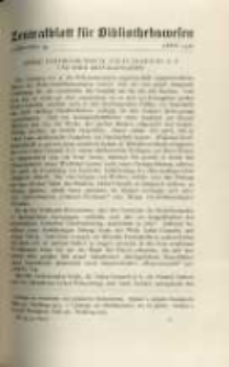 Zentralblatt für Bibliothekswesen. 1927.04 Jg.44 heft 4