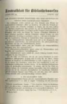 Zentralblatt für Bibliothekswesen. 1927.08 Jg.44 heft 8
