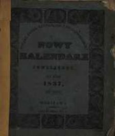 Polski, Ruski, Astronomiczno-Gospodarski Nowy Kalendarz Powszechny na rok 1837.