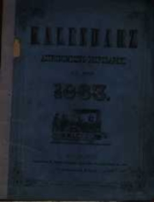 Kalendarz Astronomiczno-Gospodarski na rok 1863.