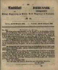 Amtsblatt der Königlichen Regierung zu Posen. 1852.11.16 Nro.46