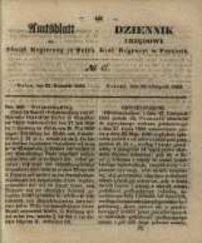 Amtsblatt der Königlichen Regierung zu Posen. 1852.11.23 Nro.47