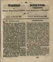 Amtsblatt der Königlichen Regierung zu Posen. 1850.04.23 Nr 17