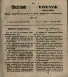 Amtsblatt der Königlichen Regierung zu Posen. 1850.09.10 Nr 37