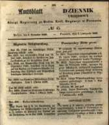 Amtsblatt der Königlichen Regierung zu Posen. 1850.11.05 Nr 45